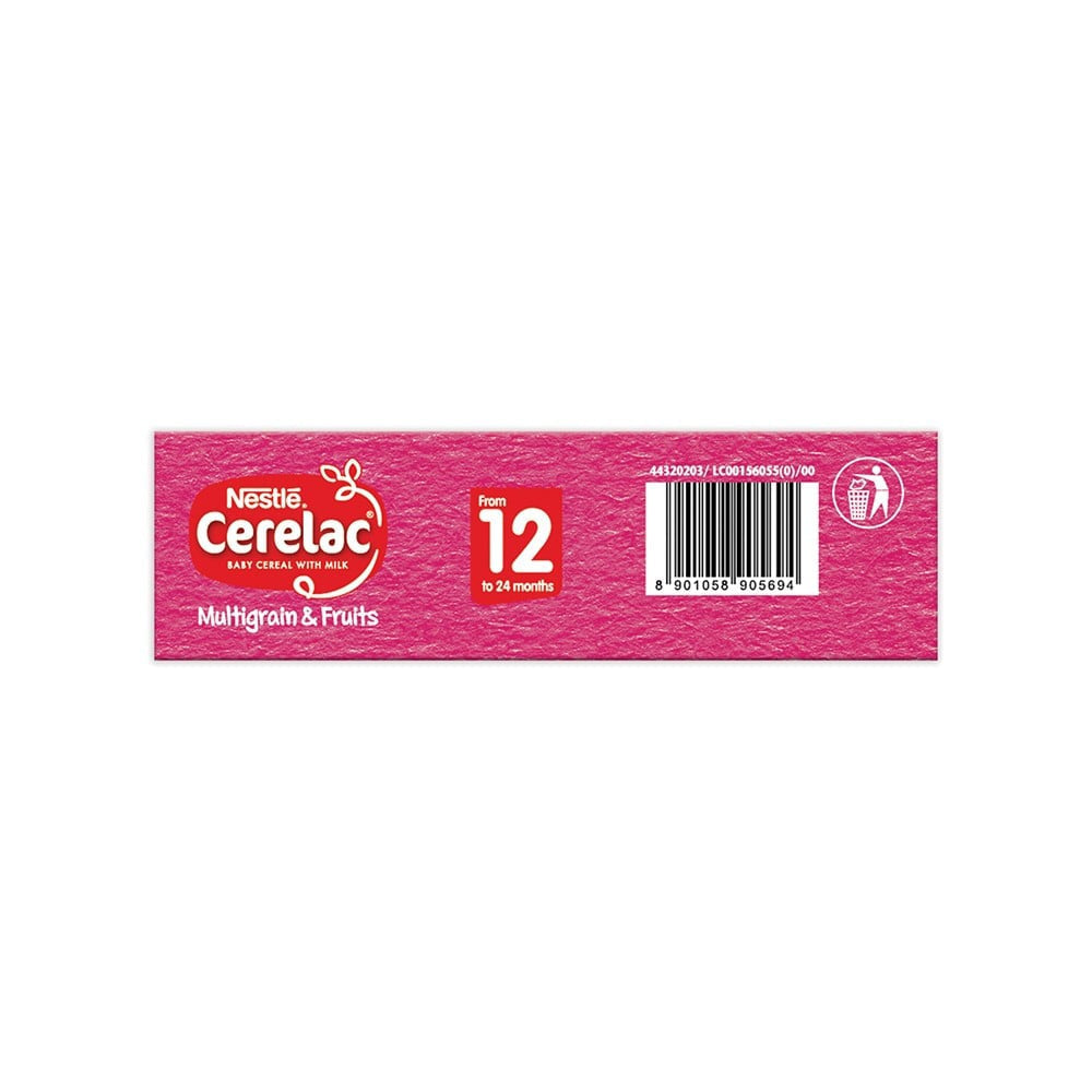 Nestle Cerelac with Milk Multigrain & Fruits Baby Cereal (From 12 to 24 Months) : 300 g