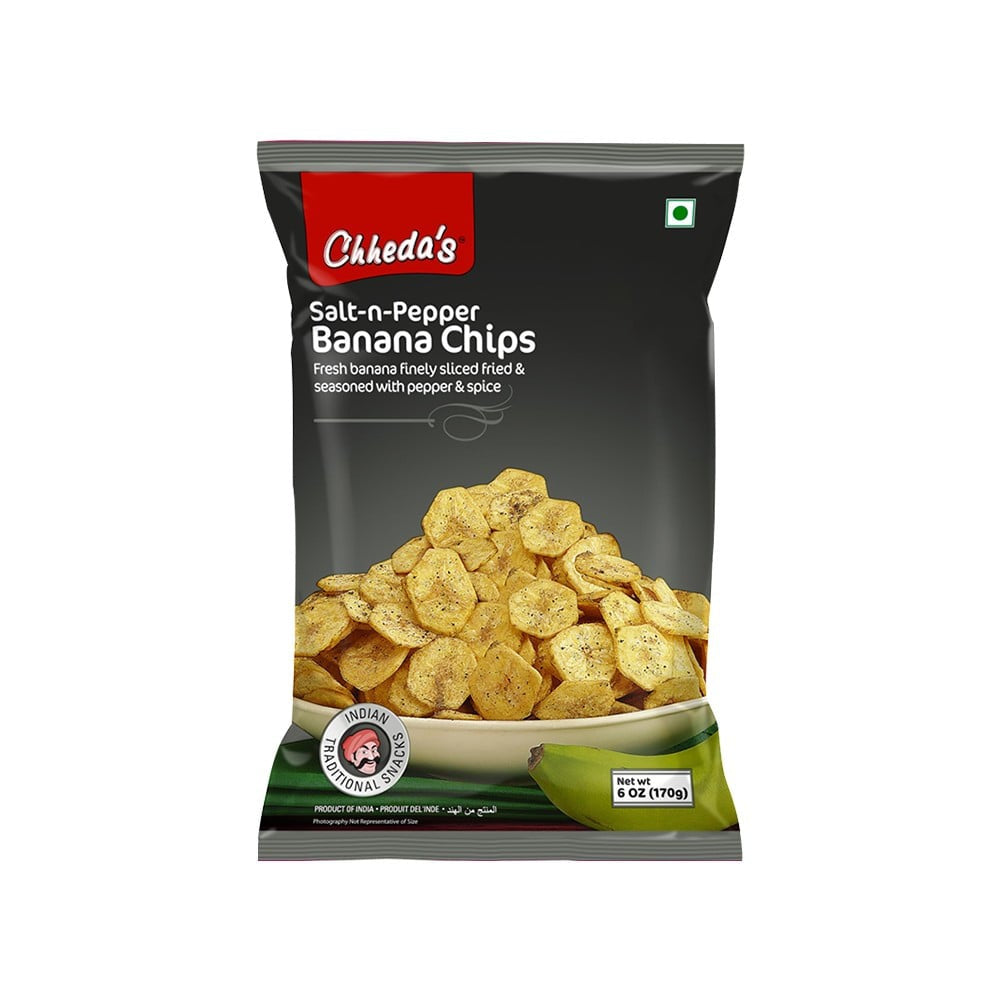 Chheda's Salt-n-Pepper Banana Chips - 170 g : 170 g