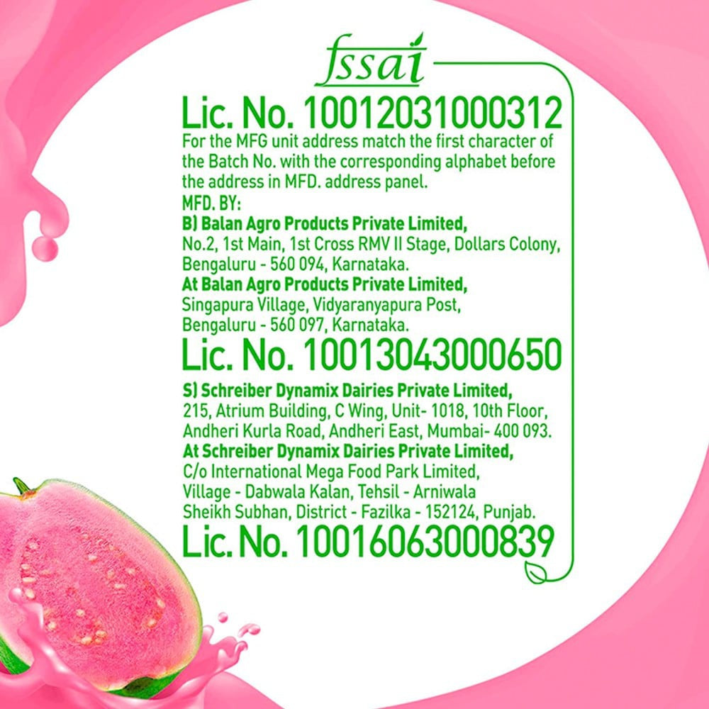 B Natural Guava Juice : 1 ltr