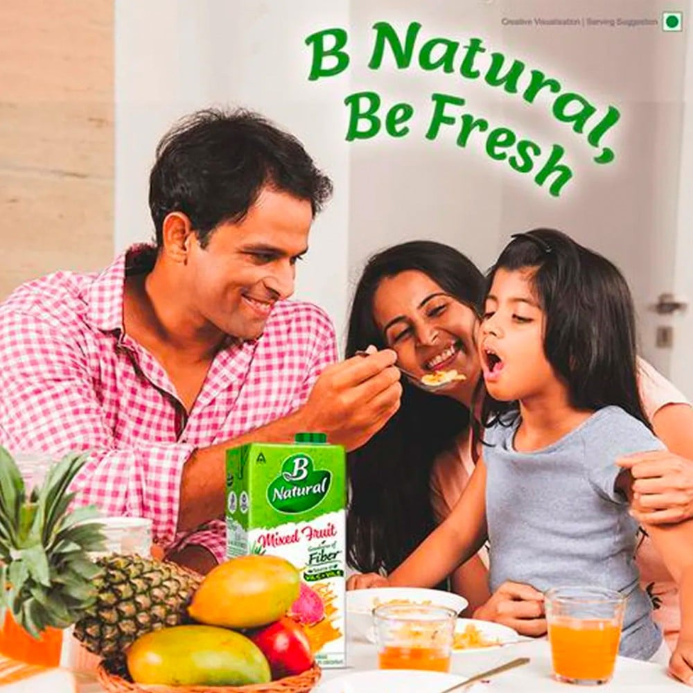 B Natural Mixed Fruit Juice : 1 ltr