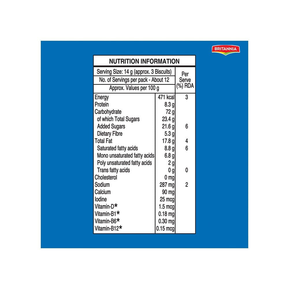 Britannia Milk Bikis - Biscuit : 170.5 g