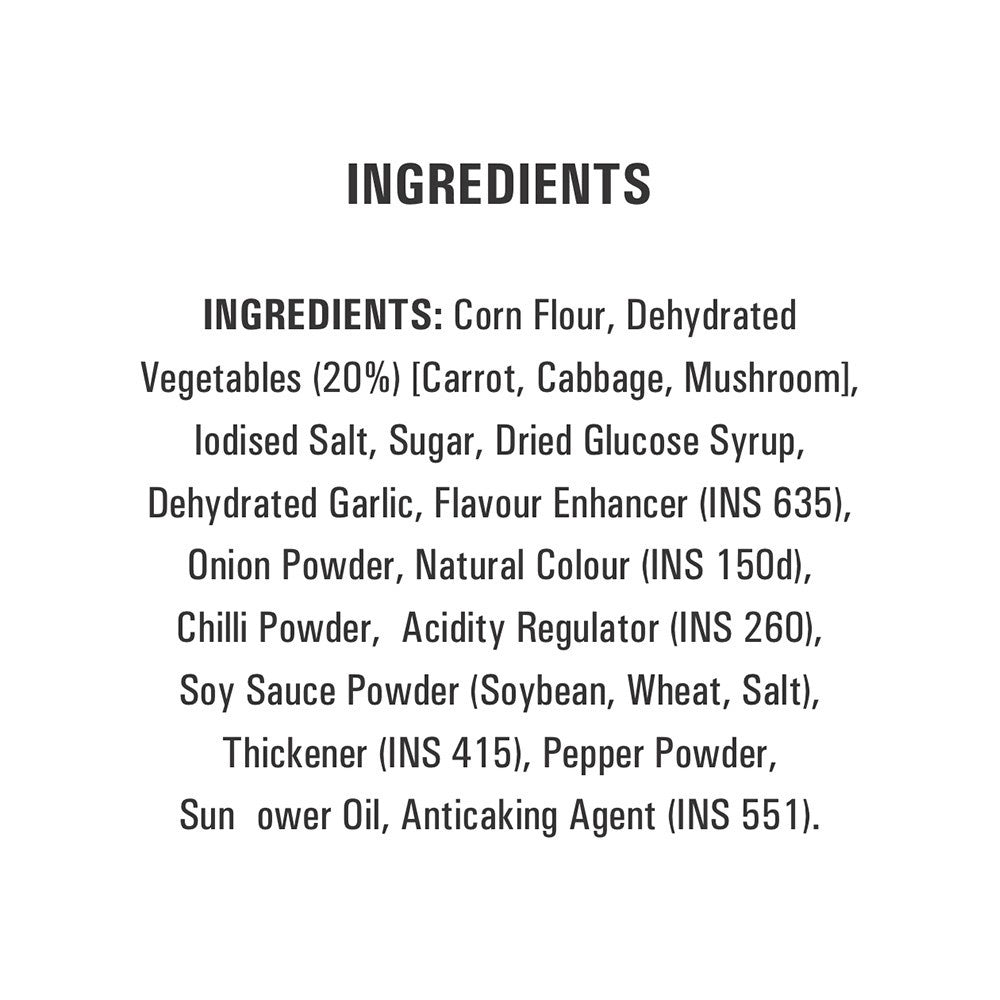 Ching's Secret Hot & Sour Veg Soup : 55 g