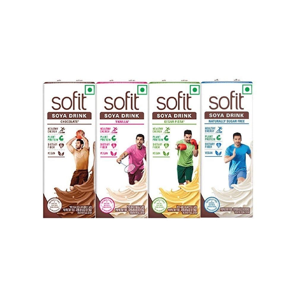 Sofit Kesar Pista Soy Beverage : 1 ltr