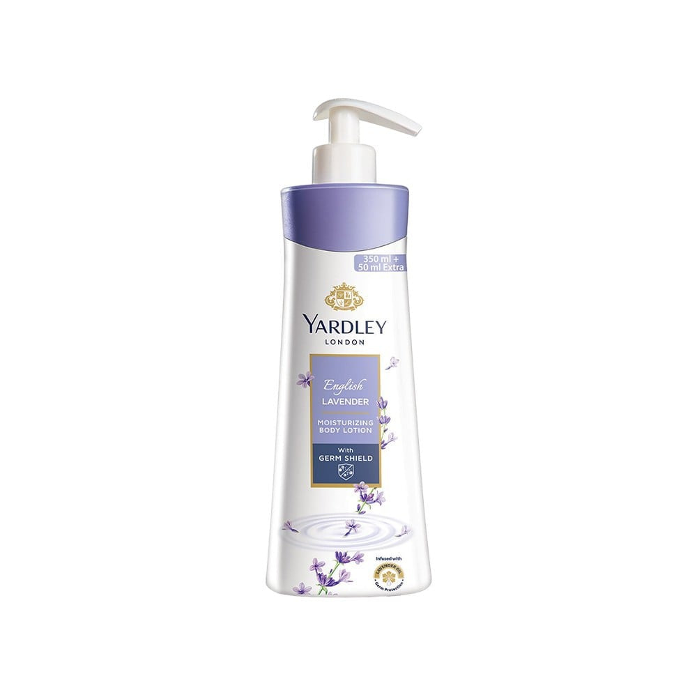 Yardley London English Lavender Moisturizing Body Lotion (For Women) : 350 ml + 50 ml