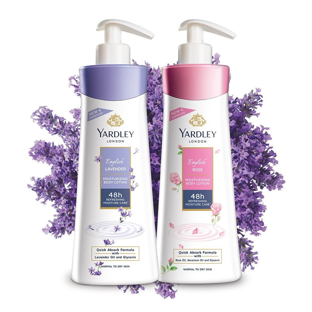 Yardley London English Lavender Moisturizing Body Lotion (For Women) : 350 ml + 50 ml