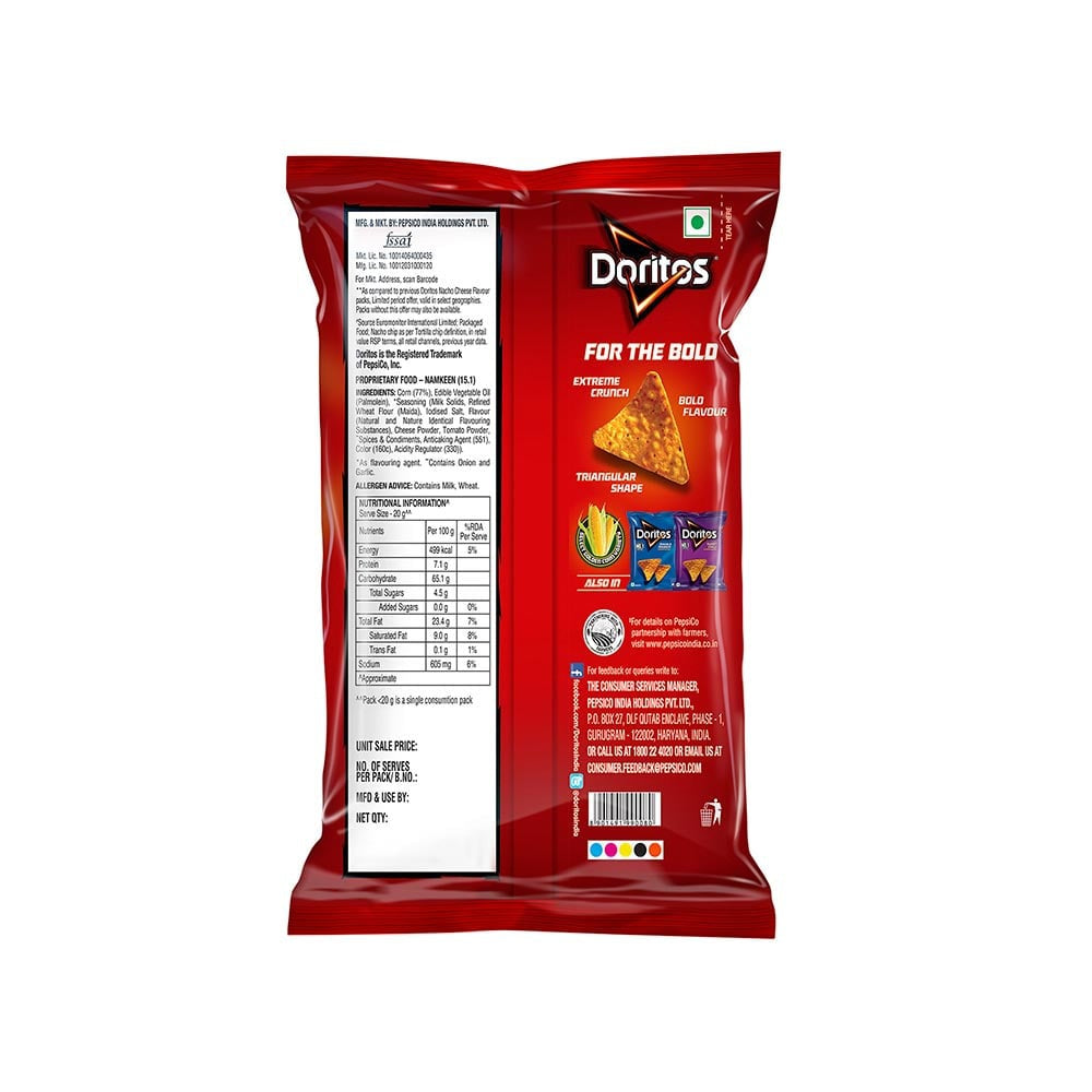 Doritos Cheese Nachos : 82.5 g