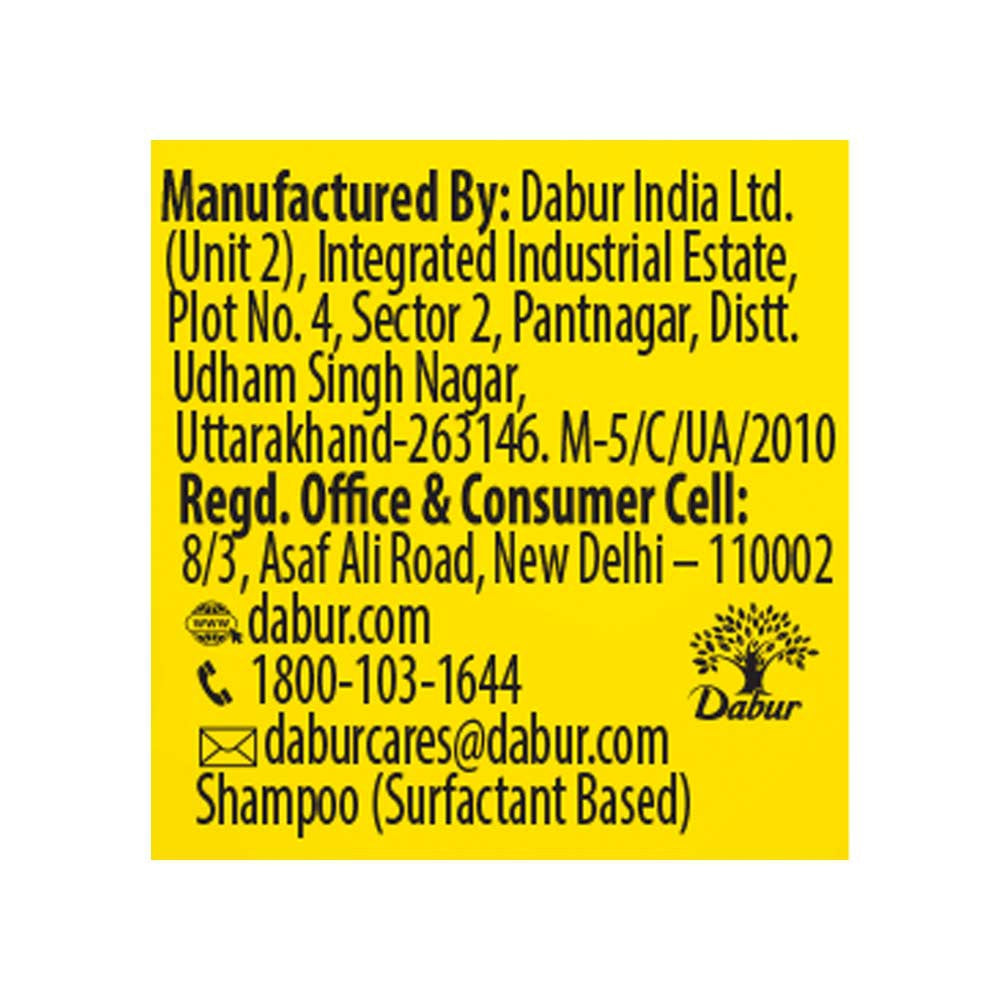 Dabur Vatika Anti Dandruff - Power of 7 Natural Ingredients Shampoo : 340 ml