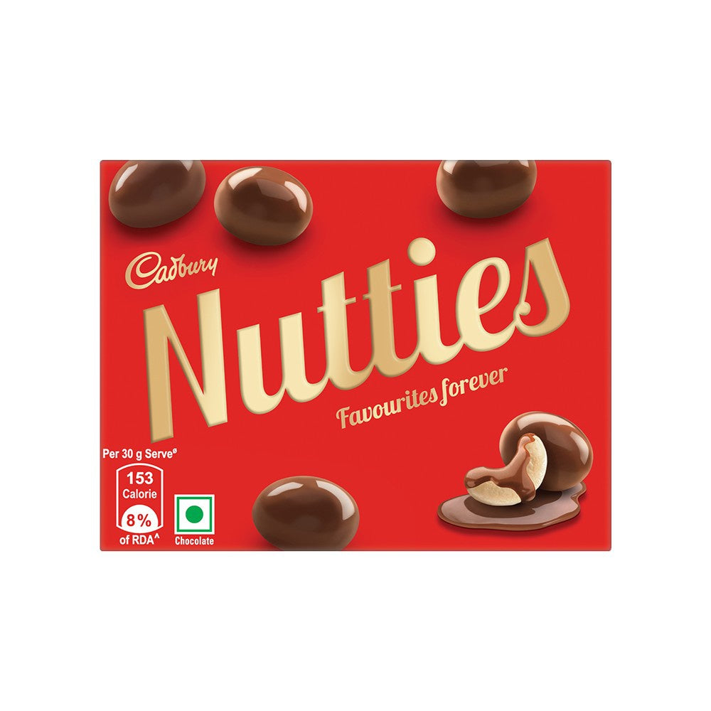 Cadbury Nutties Shaped Chocolates - Pack of 2 : 2 x 30 g
