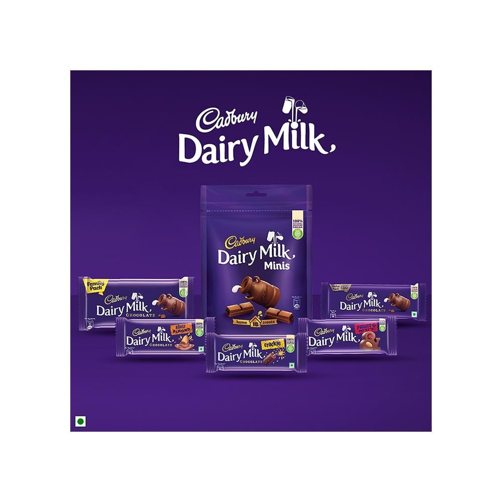 Cadbury Dairy Milk Fruit & Nut Flavoured Chocolate Bar - Pack of 2 : 2 x 36 g