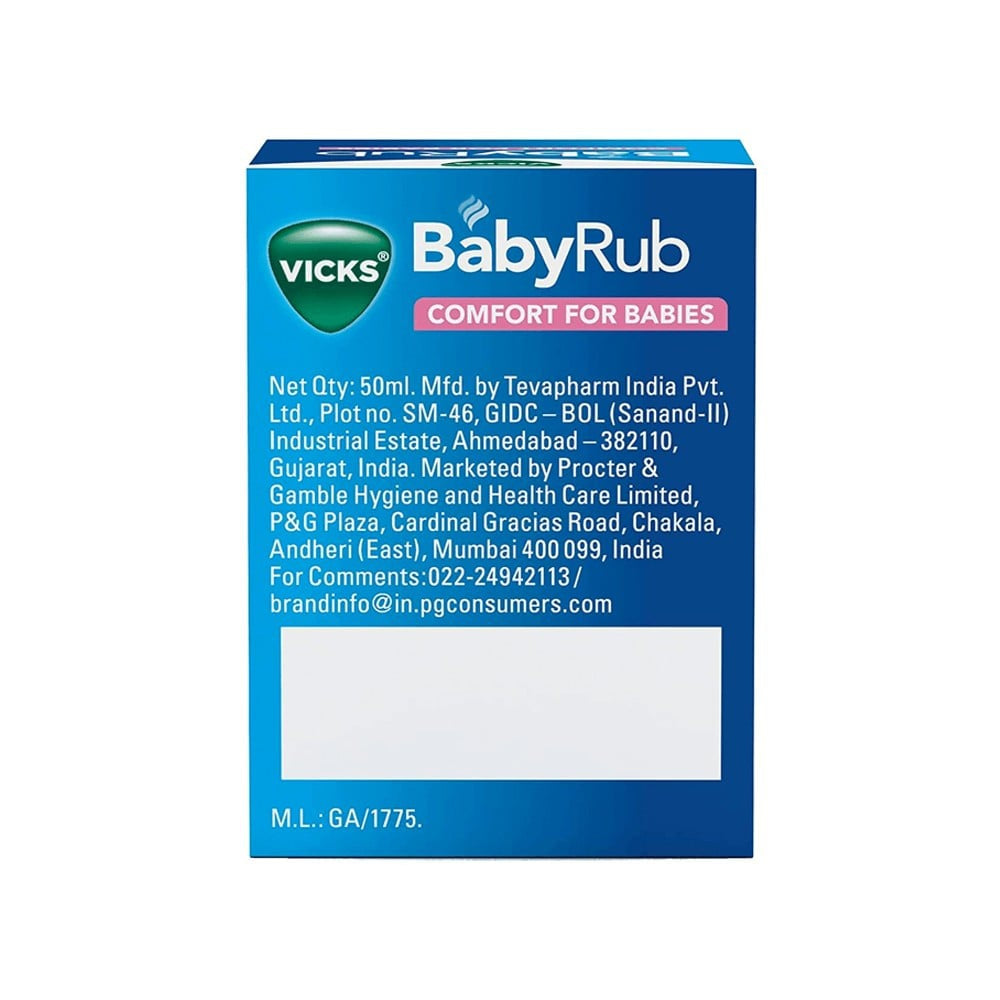 Vicks Baby Rub Balm : 50 ml