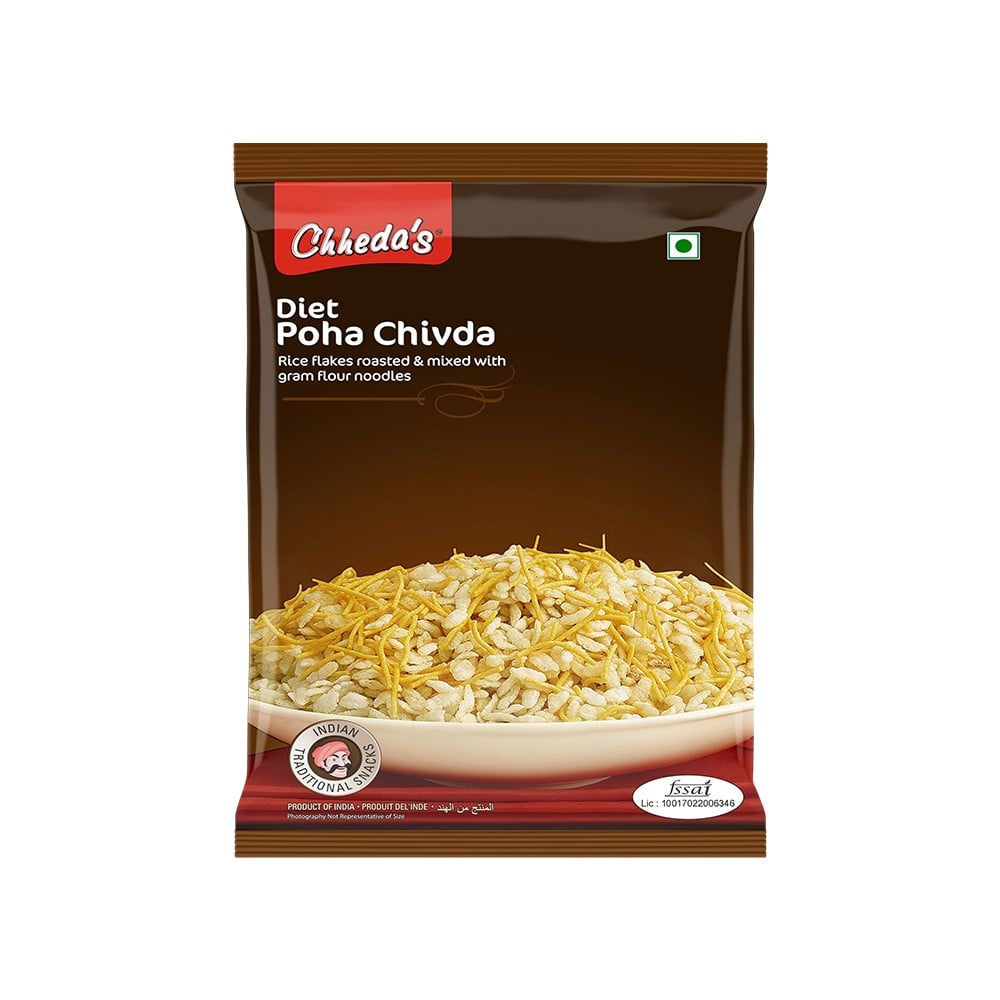 Chheda's Diet Poha Chivda Namkeen : 500 g