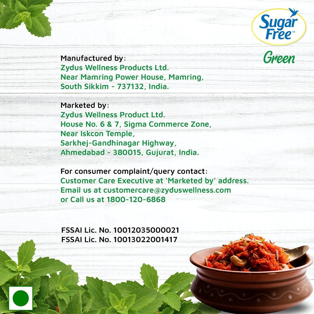 Sugar Free Green Stevia Sweetener : 300 tablets