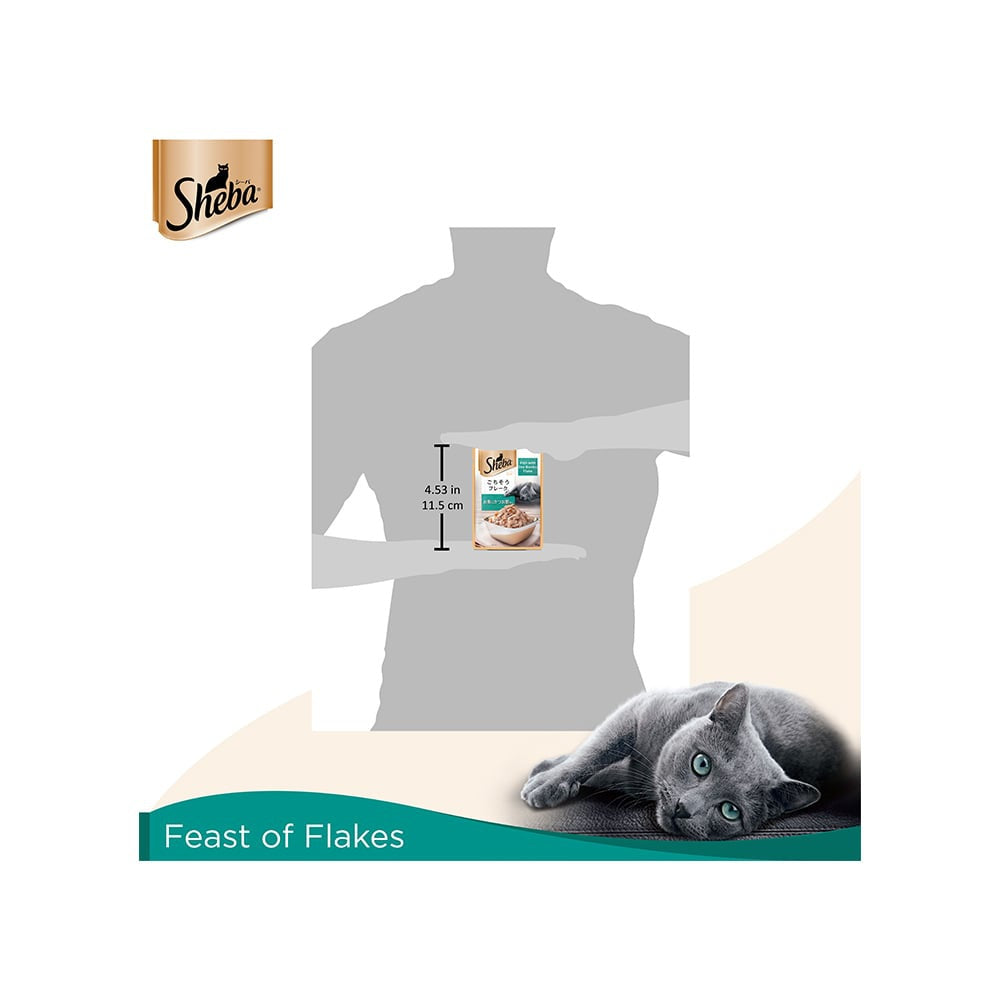 Sheba Kitten Wet Wet Kitten Food Fish with Dry Bonito Flake : 35 g