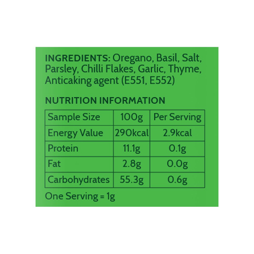 Snapin Mixed Herbs Seasoning : 20 g