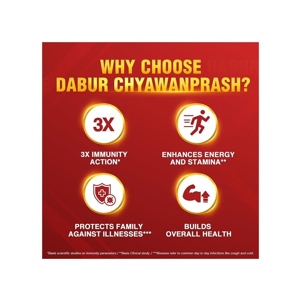 Dabur Chyawanprash Awaleha (950 g) - 3x Immunity Action with 40+ Ayurvedic Herbs : 950 g