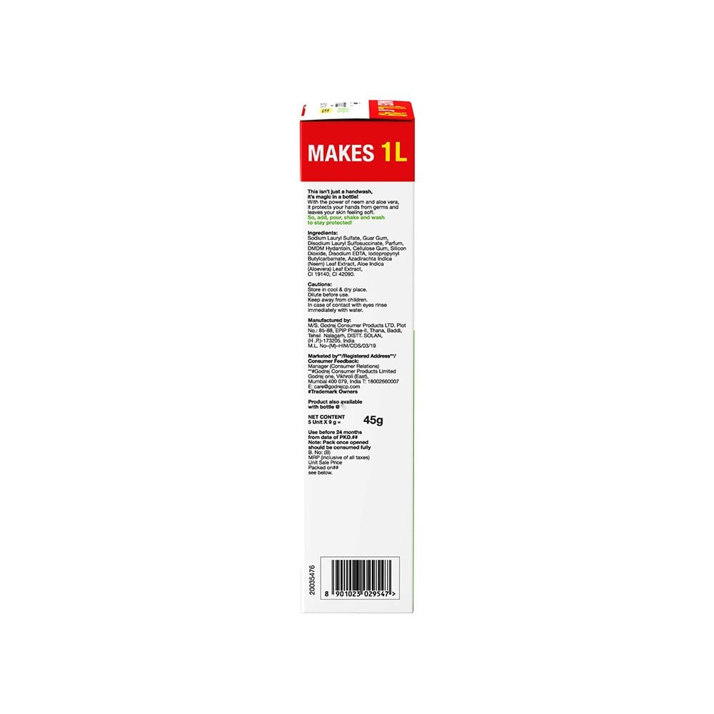 Godrej Protekt Mr. Magic Hand Wash : 5 x 9 g