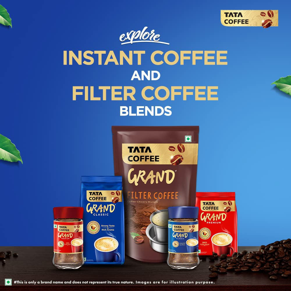 Tata Coffee Grand Classic- Instant Coffee - Pack of 2 : 2 x 45 g