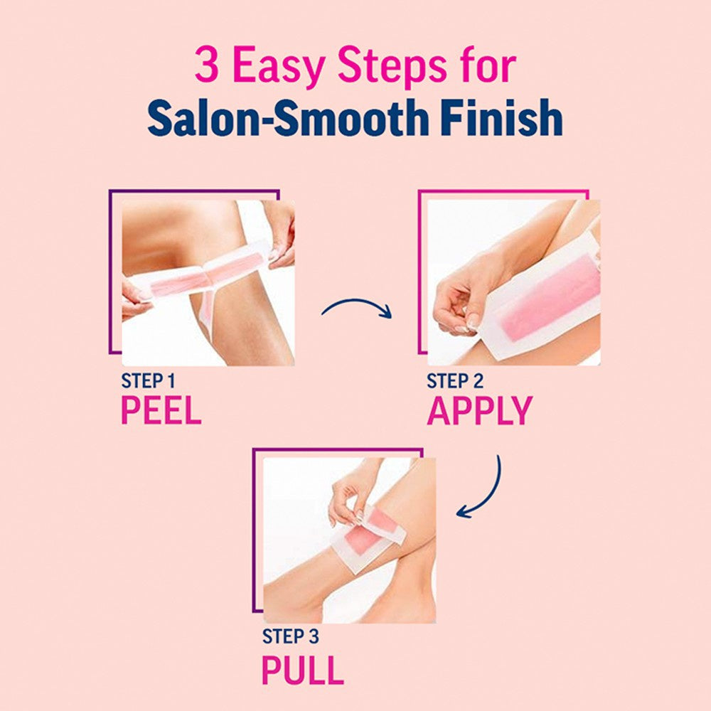 Veet Hair Removal Wax Strips (Dry Skin) - Pack of 2 : 2 x 1 pack (20 strips)