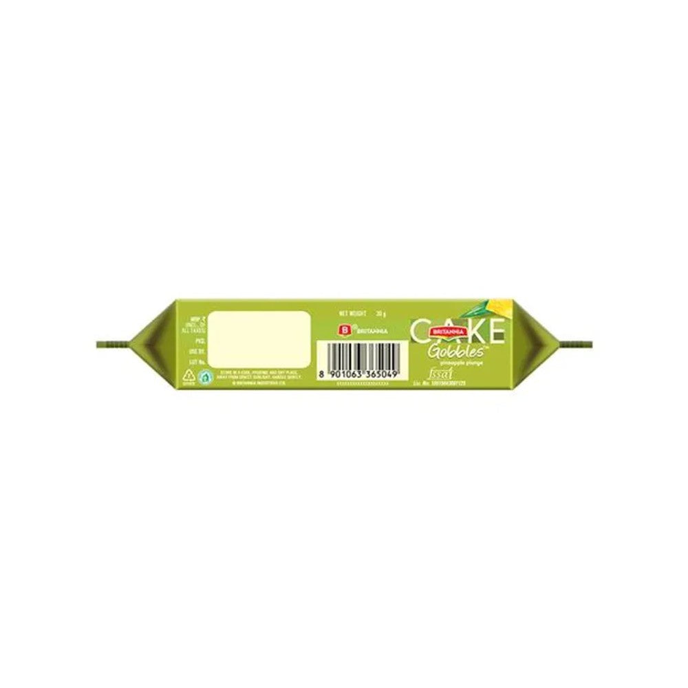 Britannia Pineapple Plunge Slice Cake - Pack of 2 : 2 x 50 g