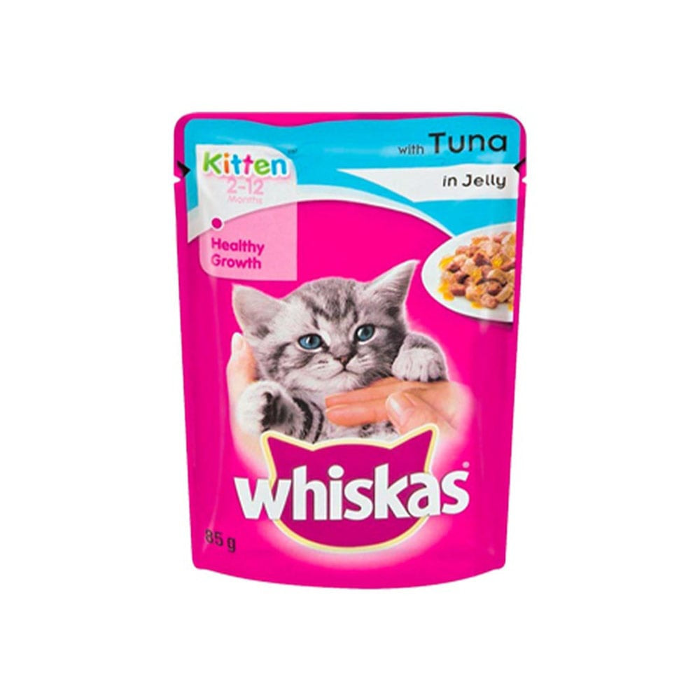 Whiskas Kitten Wet Wet Kitten Food -Tuna in Jelly (2-12 Months) - Pack of 5 : 5 x 80 g
