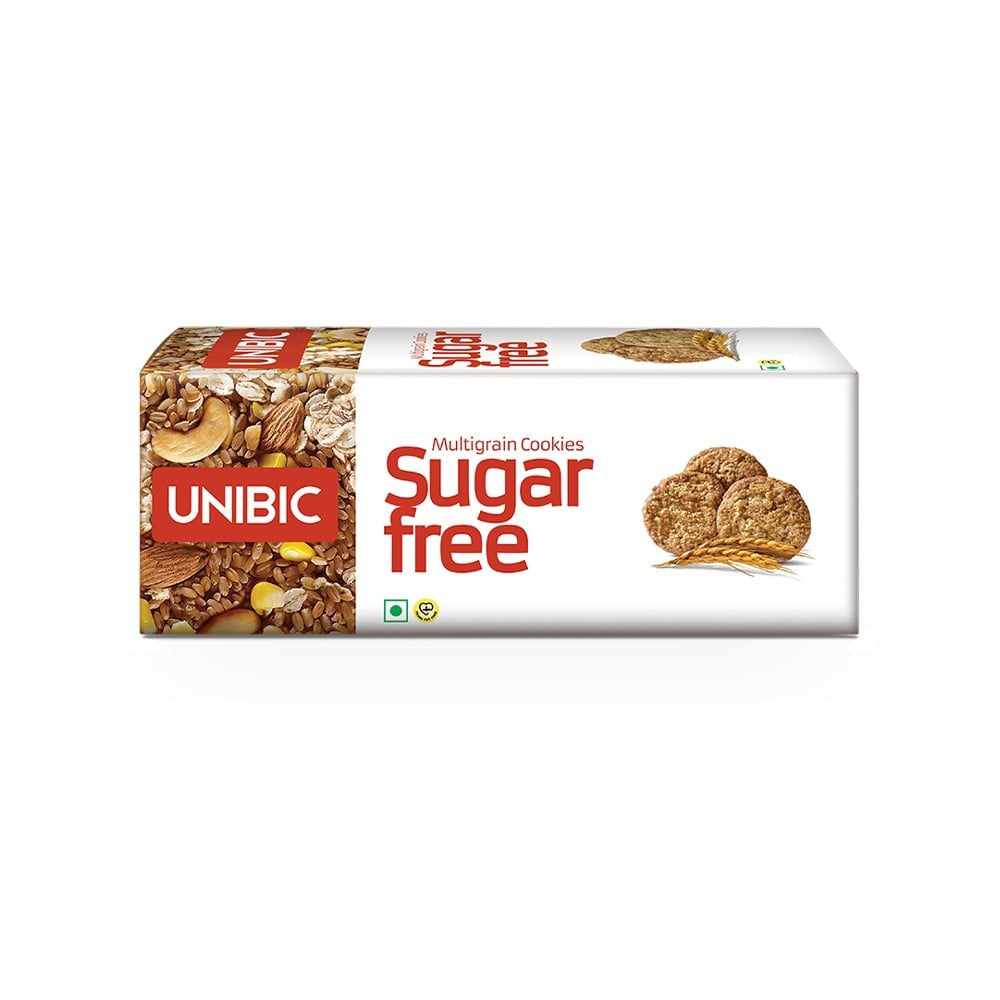 Unibic Sugar Free Multigrain Cookies - Pack of 2 : 2 x 75 g