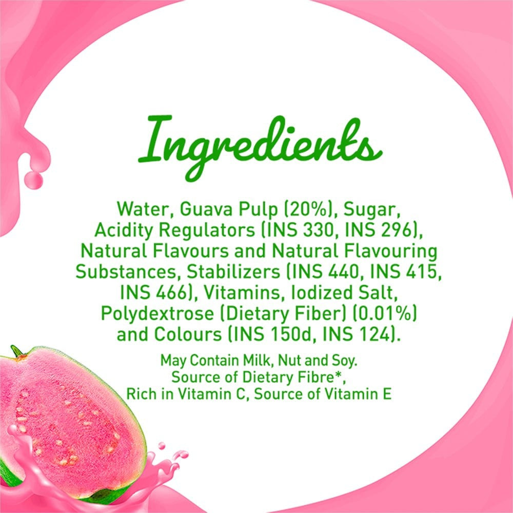 B Natural Guava Juice - Pack of 2 : 2 x 1 ltr