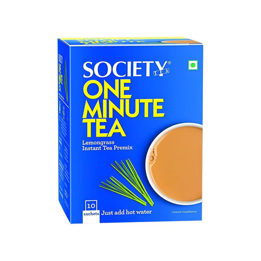 Society One Minute Lemongrass Instant Tea Premix : 140 g