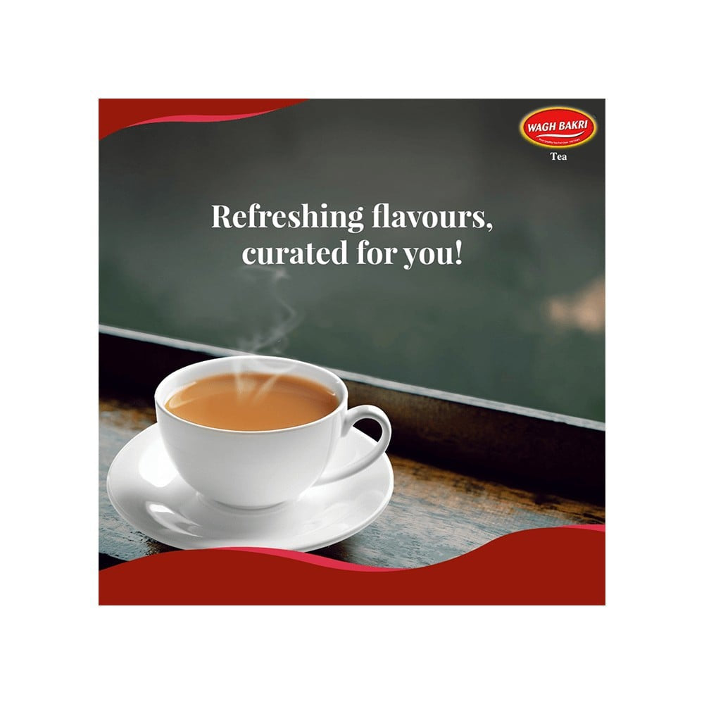 Wagh Bakri Instant Tea Premix (Elaichi + Ginger + Masala) : 12 units