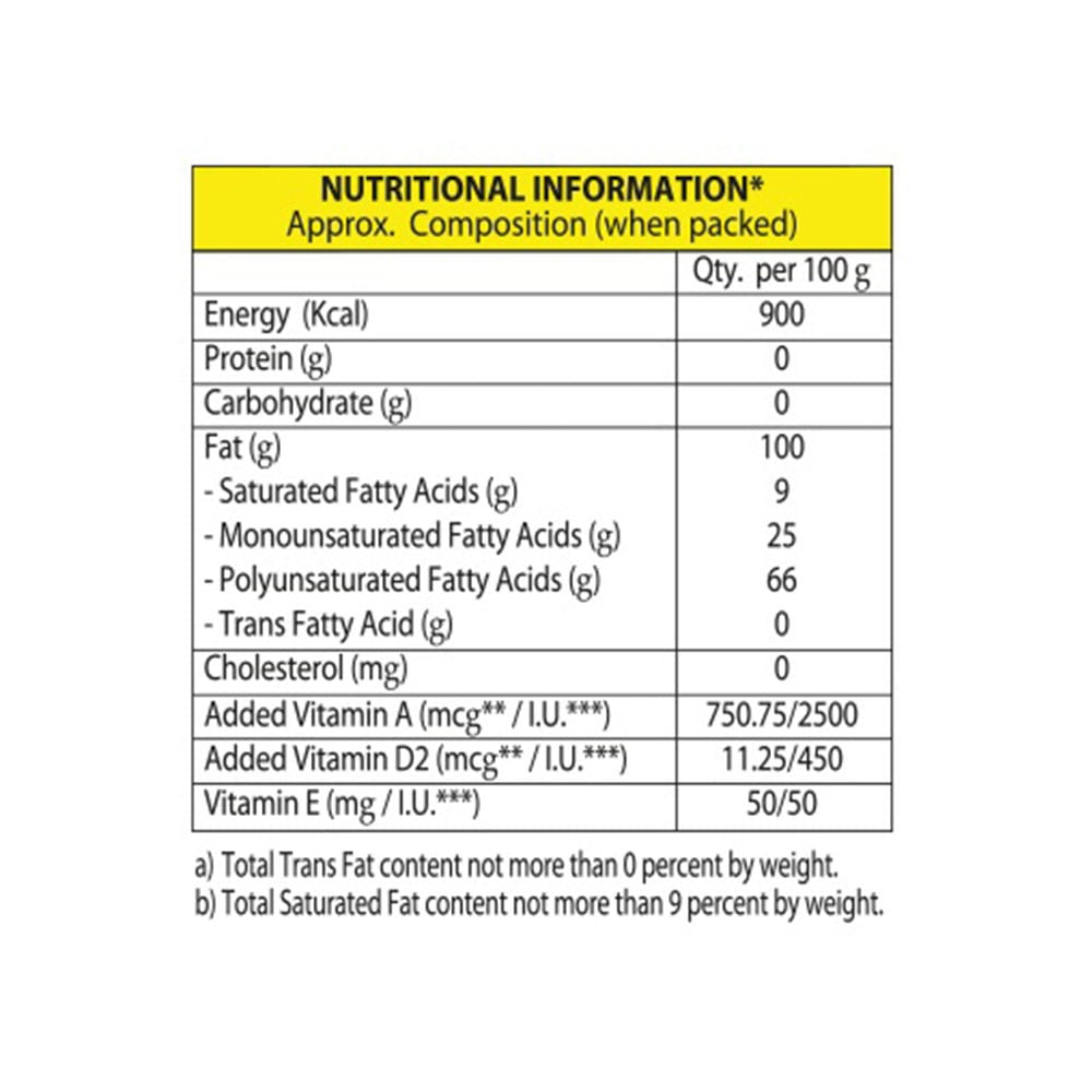 Sundrop Superlite Advanced Sunflower Oil : 3 ltr