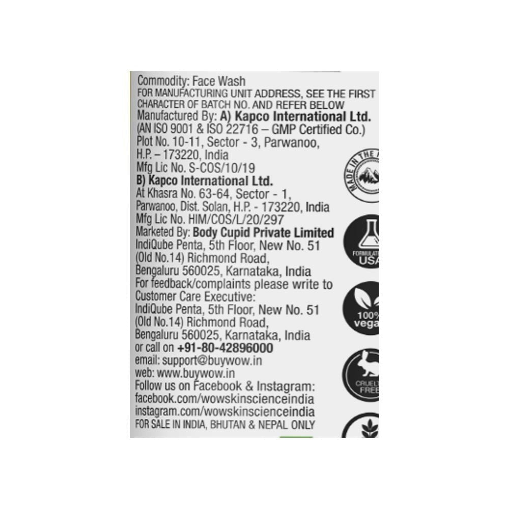 Wow Skin Science Vitamin C Face Wash : 100 ml