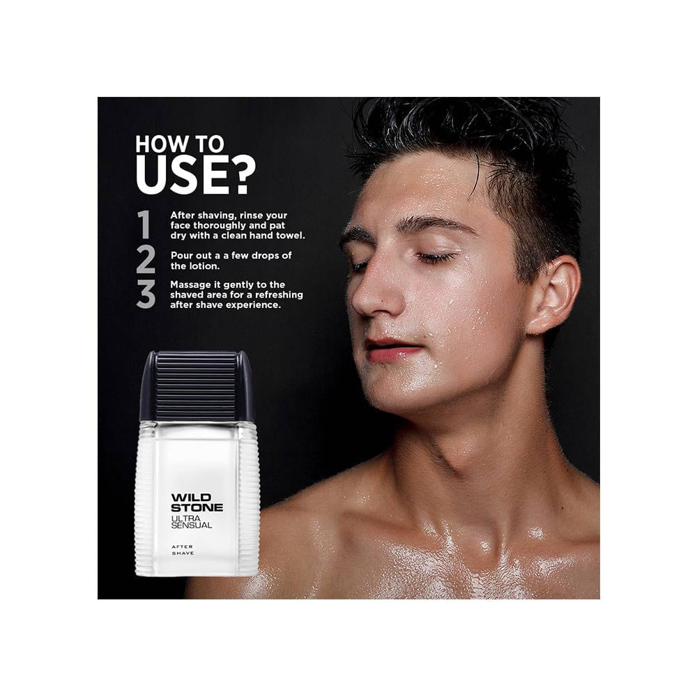 Wild Stone Ultra Sensual After Shave Lotion : 100 ml
