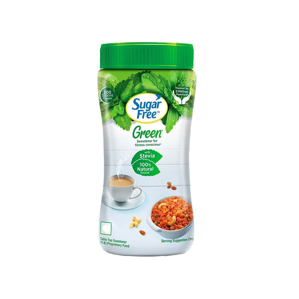 Sugar Free Green 100% Natural Stevia Sweetener : 200 g