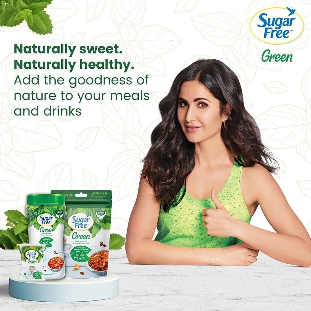 Sugar Free Green 100% Natural Stevia Sweetener : 200 g