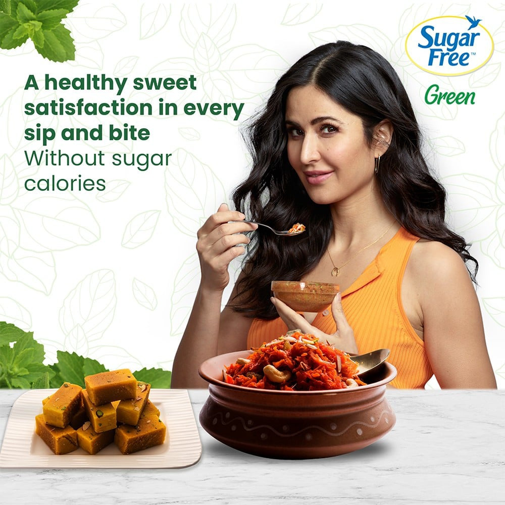 Sugar Free Green 100% Natural Stevia Sweetener : 200 g