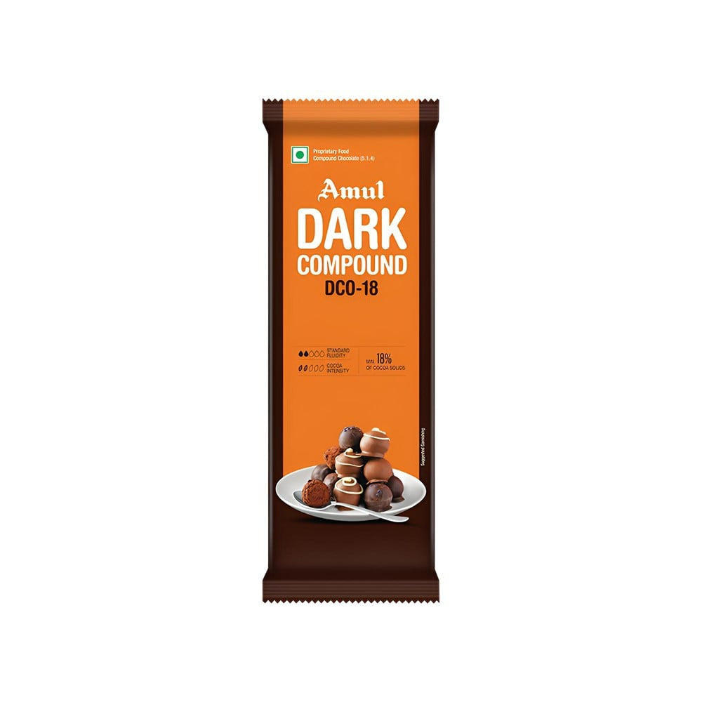 Amul Compound Dark Chocolate Bar (DCO-18) : 500 g