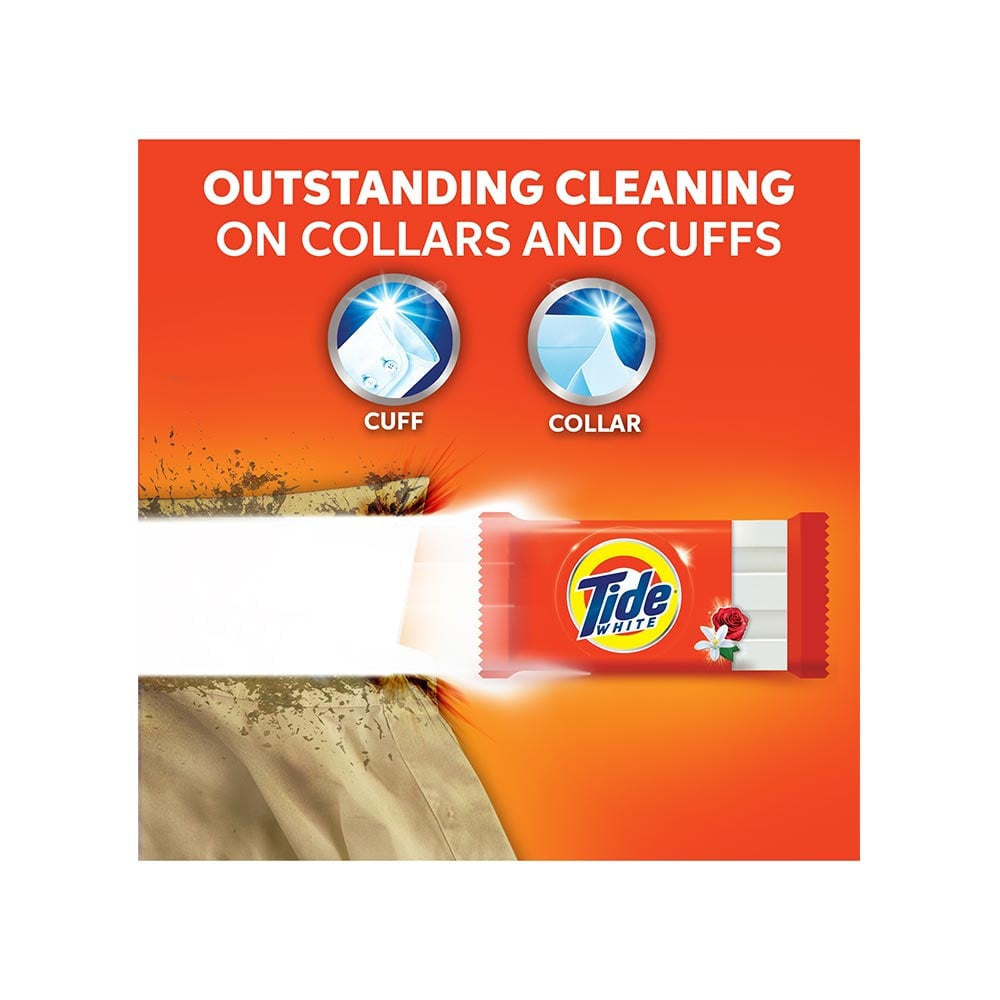 Tide White Detergent Bar - Pack of 5 : 5x200 g