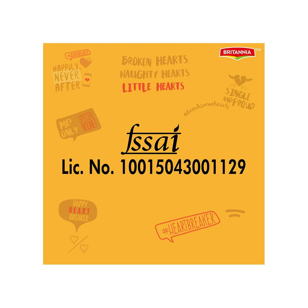 Britannia Little Hearts Classic Crunch Biscuit - Pack of 3 : 3 x 75 g