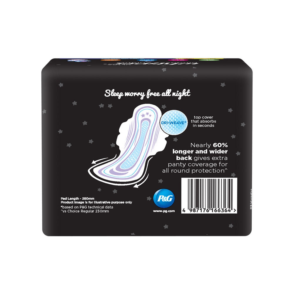 Whisper Ultra Nights Sanitary Pads : 16 pieces