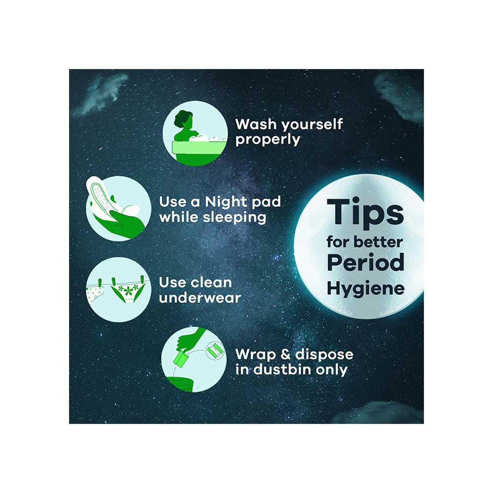 Whisper Ultra Nights Sanitary Pads : 16 pieces