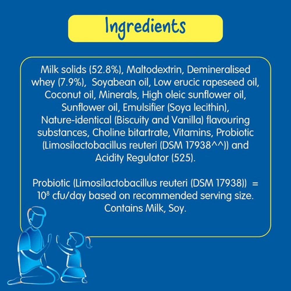 Nestle Lactogrow Nutritious Drink Mix (Biscuity Vanilla Flavour (2 - 6 years) : 400 g