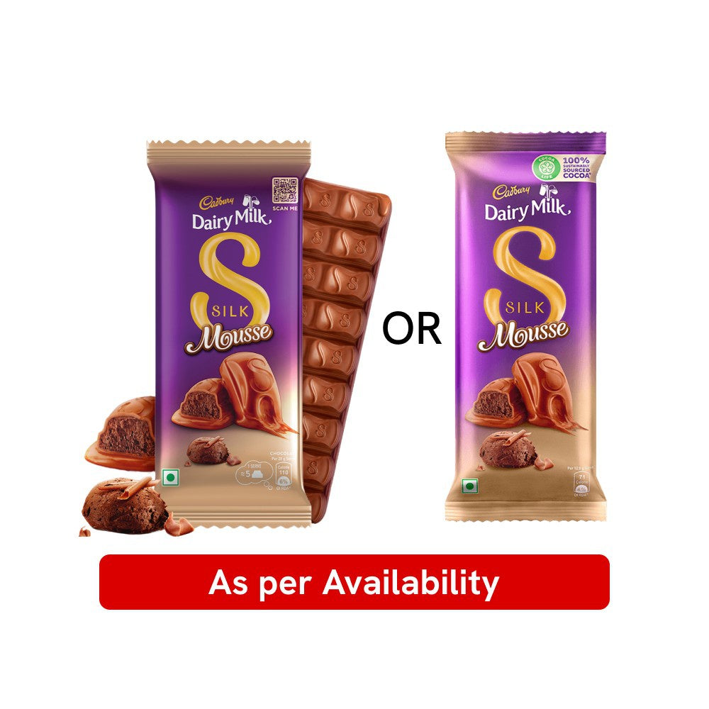 Cadbury Dairy Milk Silk Mousse Milk Chocolate Bar : 50 g