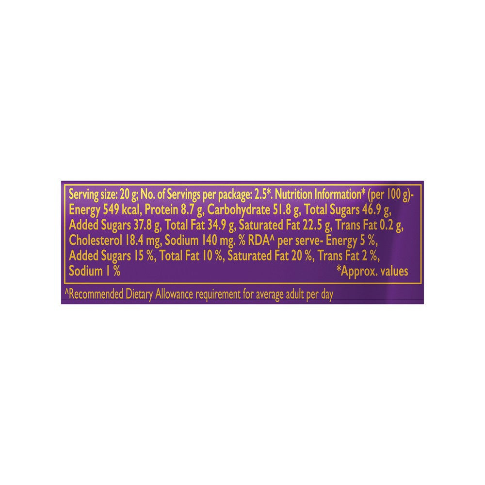 Cadbury Dairy Milk Silk Mousse Milk Chocolate Bar : 50 g