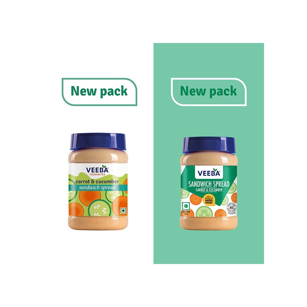 Veeba Carrot & Cucumber Sandwich Spread : 250 g