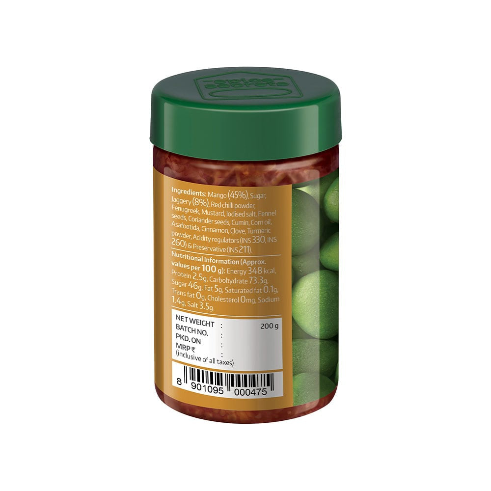 Society Spice Secrets Sweet & Spicy Mango Pickle : 200 g
