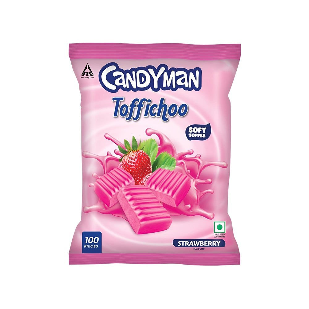Candyman Toffichoo Strawberry Candy : 250 g