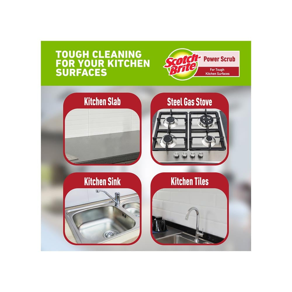 Scotch Brite Power Scrub Pad : 1 piece