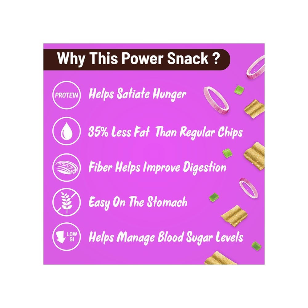 RiteBite Max Protein Cream & Onion Chips : 60 g