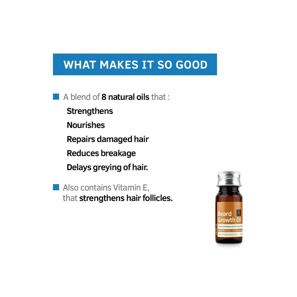 Ustraa Beard Growth Oil : 35 ml