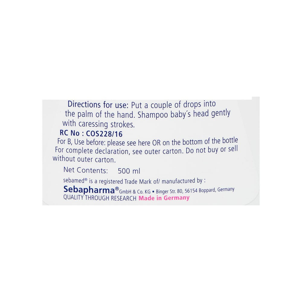 Sebamed Baby Shampoo : 500 ml