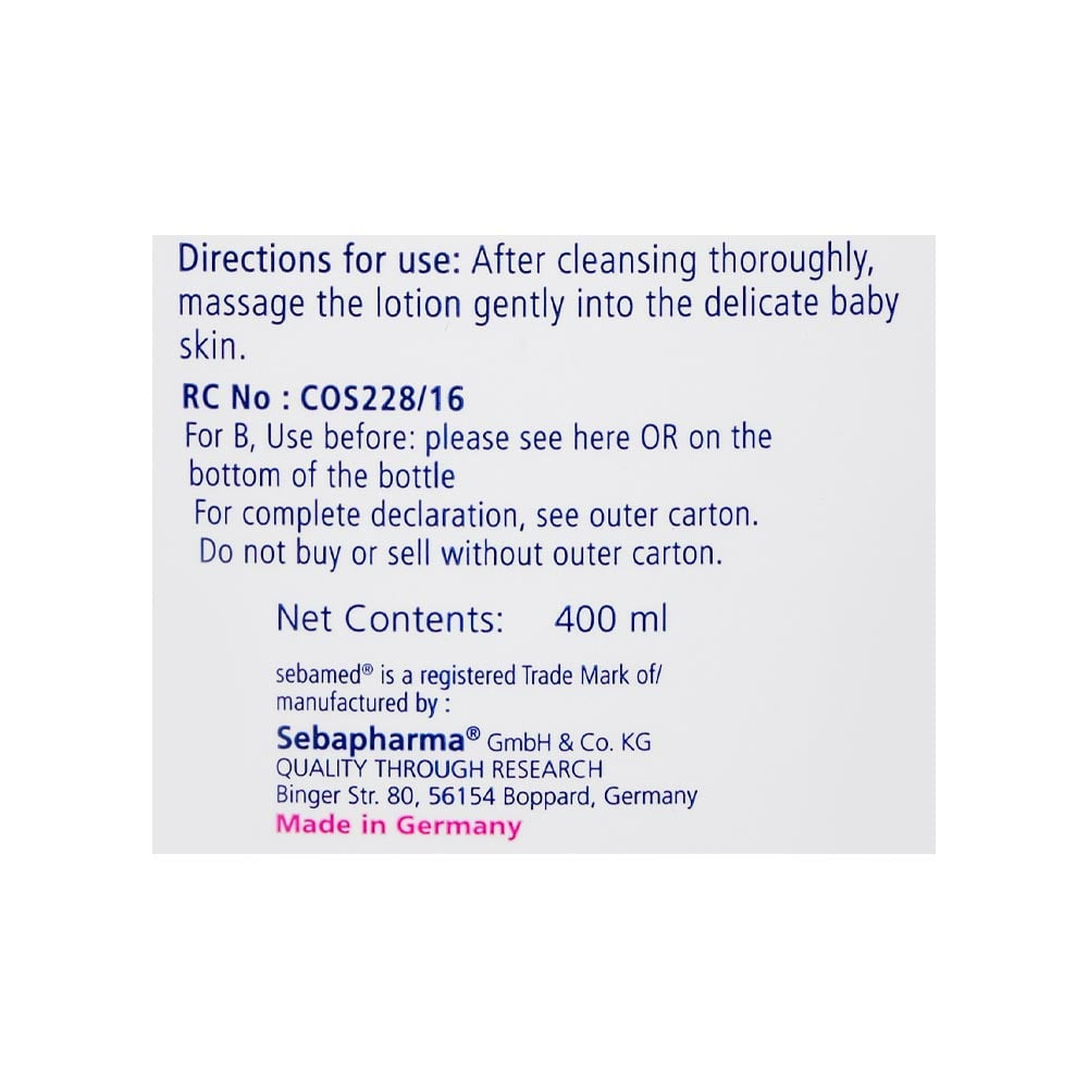 Sebamed Baby Lotion : 400 ml